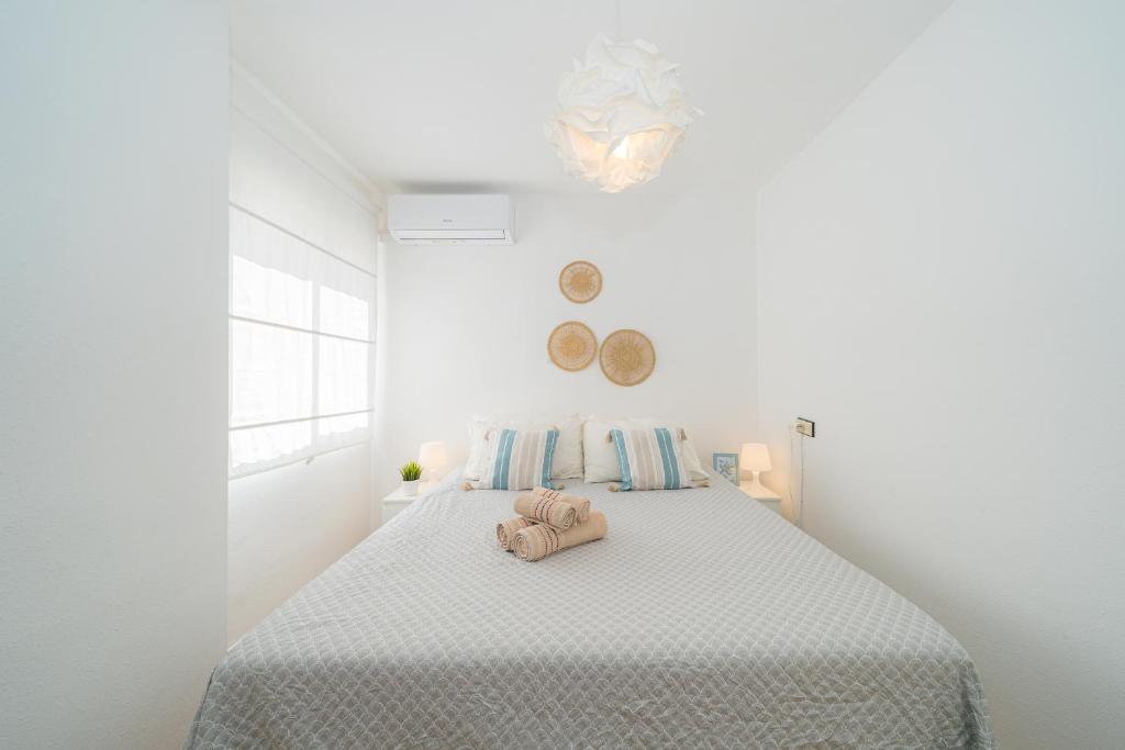 Posteľ alebo postele v izbe v ubytovaní Zélia Rooftop Apartment