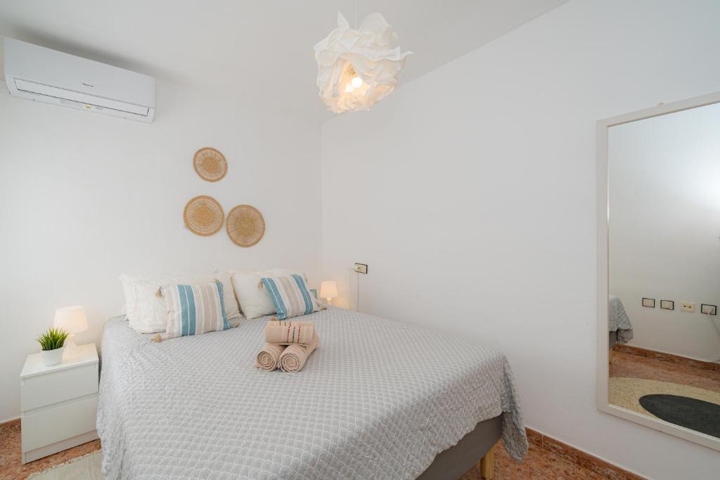 Posteľ alebo postele v izbe v ubytovaní Zélia Rooftop Apartment