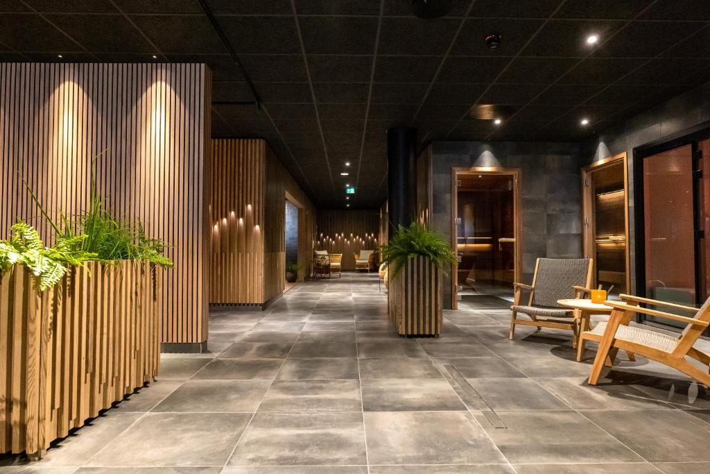 Posezení v ubytování ProfilHotels Calmar Stadshotell