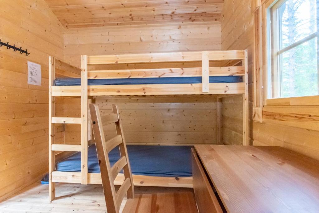 Palanda nebo palandy na pokoji v ubytování Karhunkierros Cabins & Huts