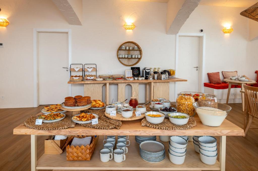 Eten bij of ergens in de buurt van het hotel

