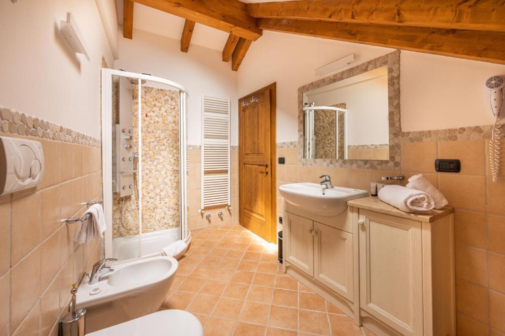 Koupelna v ubytování Hotel Stalon Alpine Chic