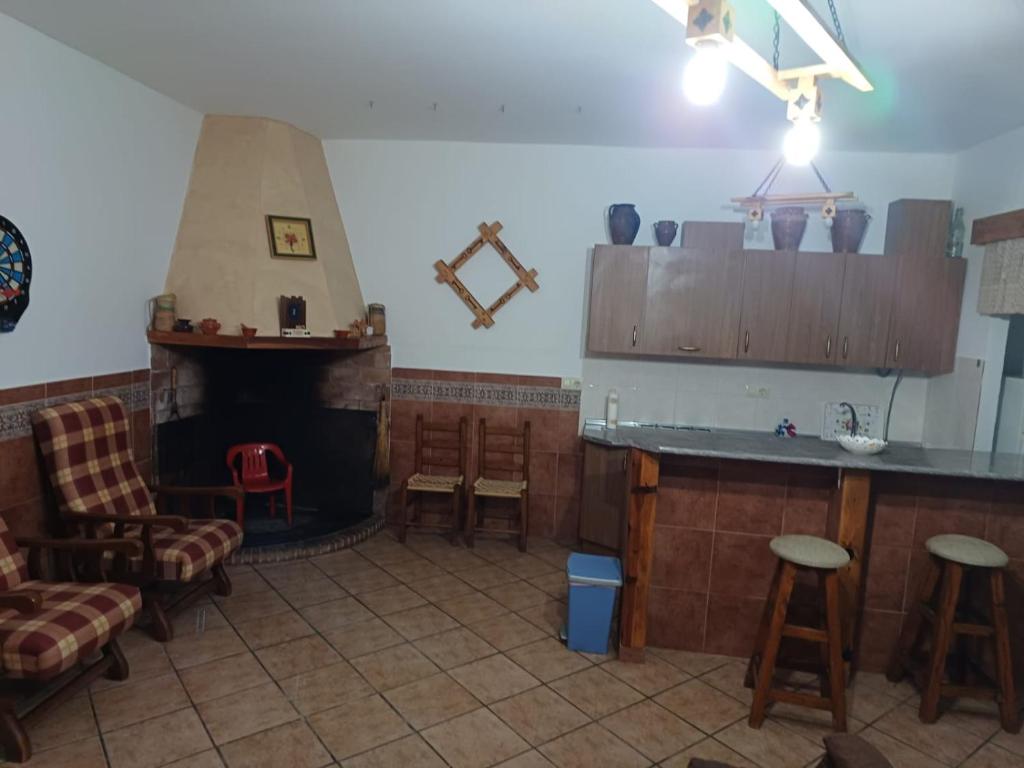 Kuchyň nebo kuchyňský kout v ubytování Cortijo las lagunillas