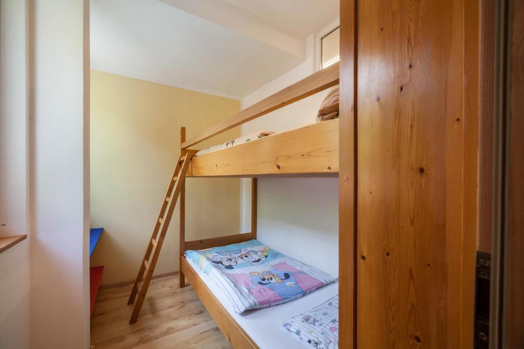 Postel nebo postele na pokoji v ubytování Langstein Wohnung Sonnenblume