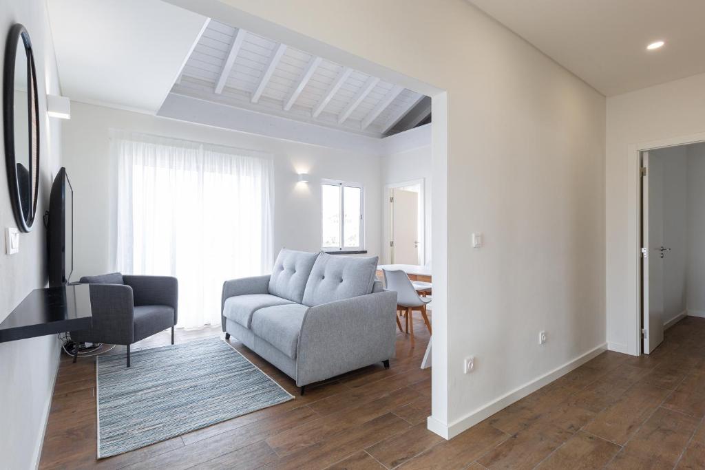 Posezení v ubytování Casa da Rocha - Totalmente Renovada