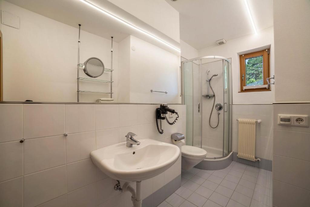 Koupelna v ubytování Langstein Wohnung Lavendel