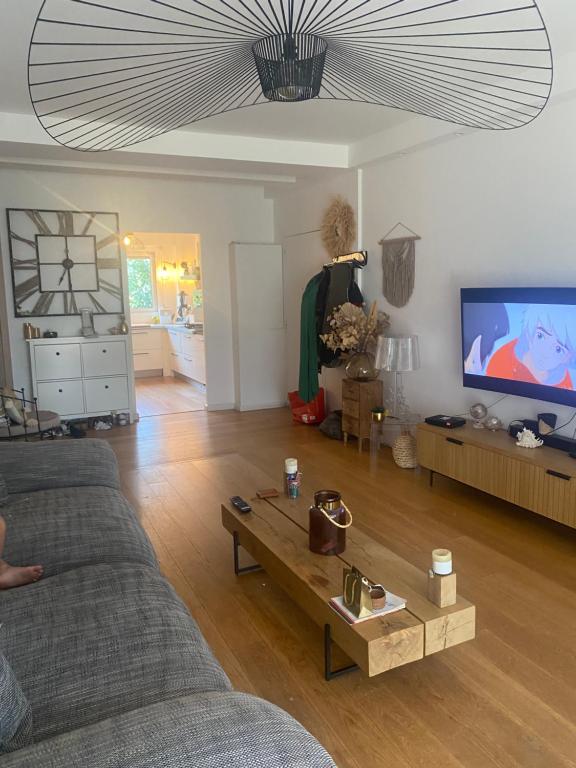 TV a/nebo společenská místnost v ubytování Vannina