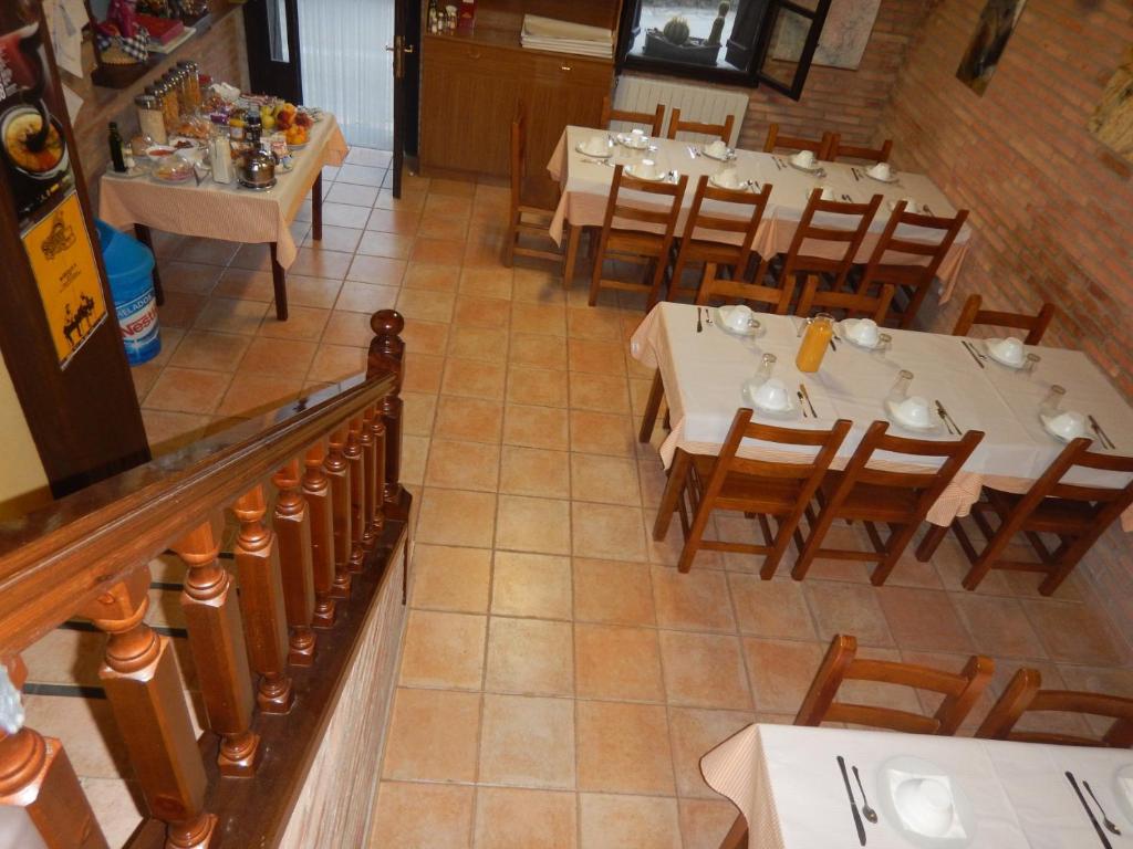 Restaurace v ubytování Albergue Las Almunias