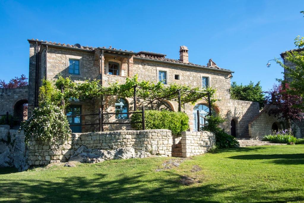 Zahrada ubytování Borgo Pignano Tuscany