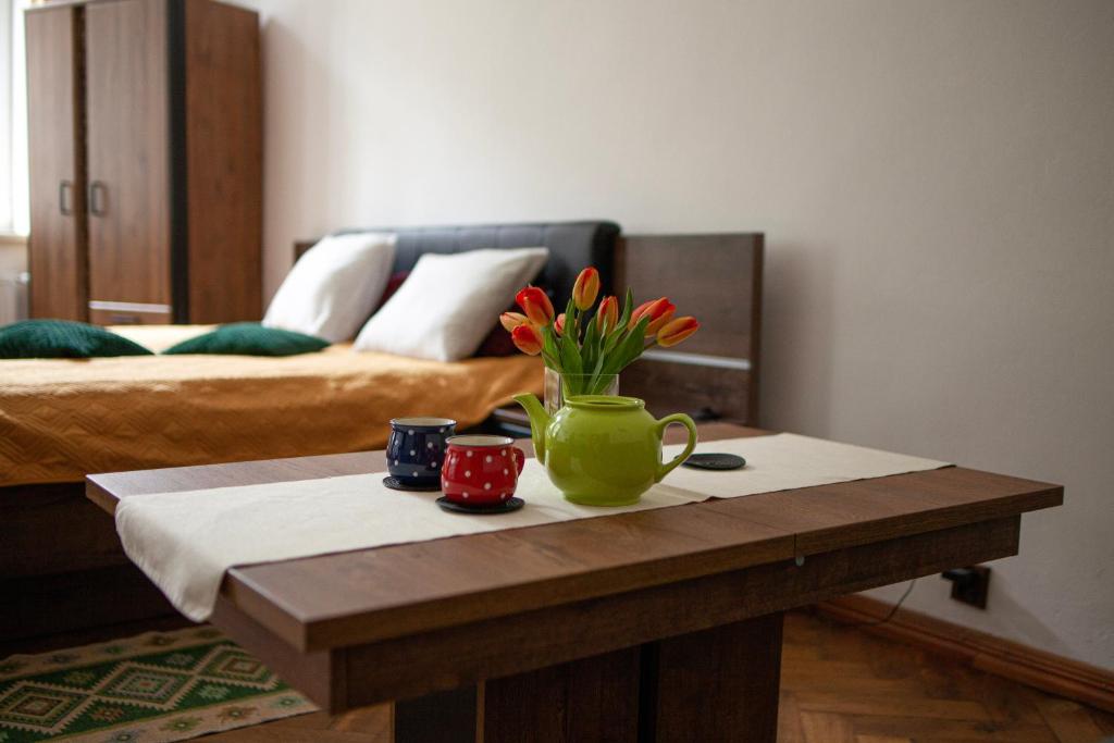 Posteľ alebo postele v izbe v ubytovaní Bailey Apartment