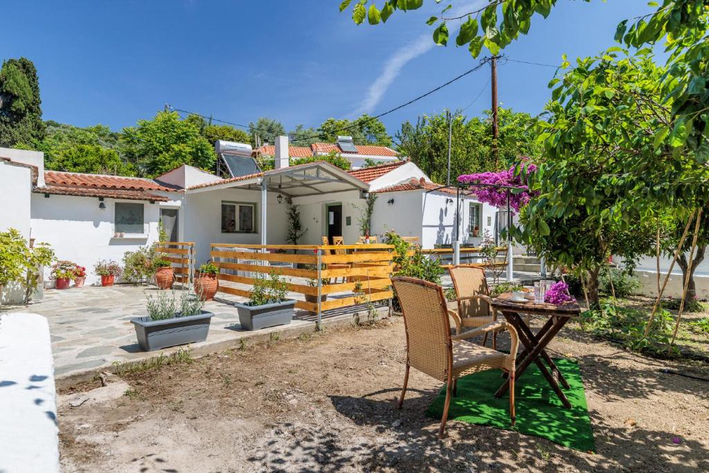 Zahrada ubytování Machis House Skopelos
