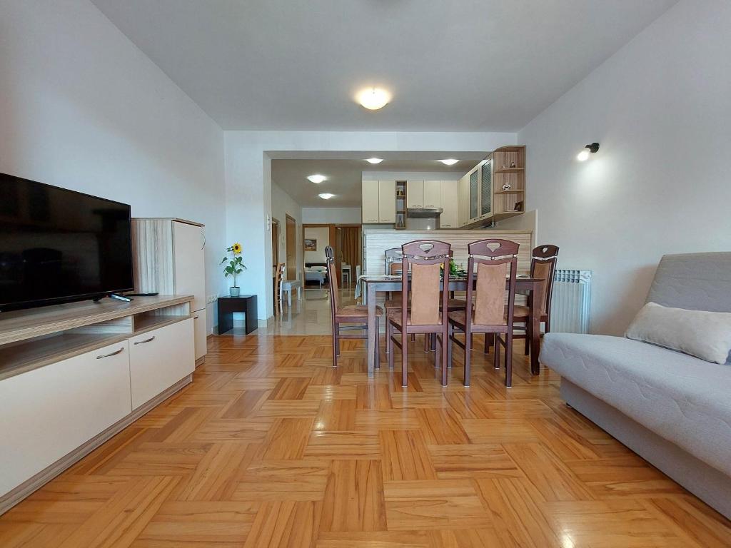 TV a/nebo společenská místnost v ubytování Apartments Zeljko