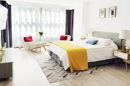 Siqueiros Maia Home - Lujoso apto en Polanco cerca de Antara 3BR - Appartement Met Drie Slaapkamers