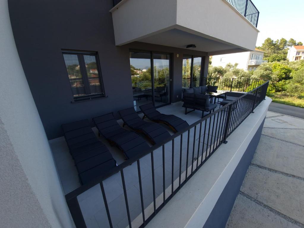 Balkón nebo terasa v ubytování Apartments Marebella