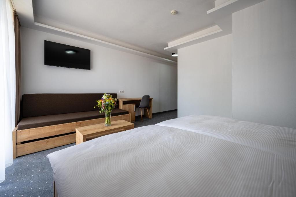 Letto o letti in una camera di Berg Liptov