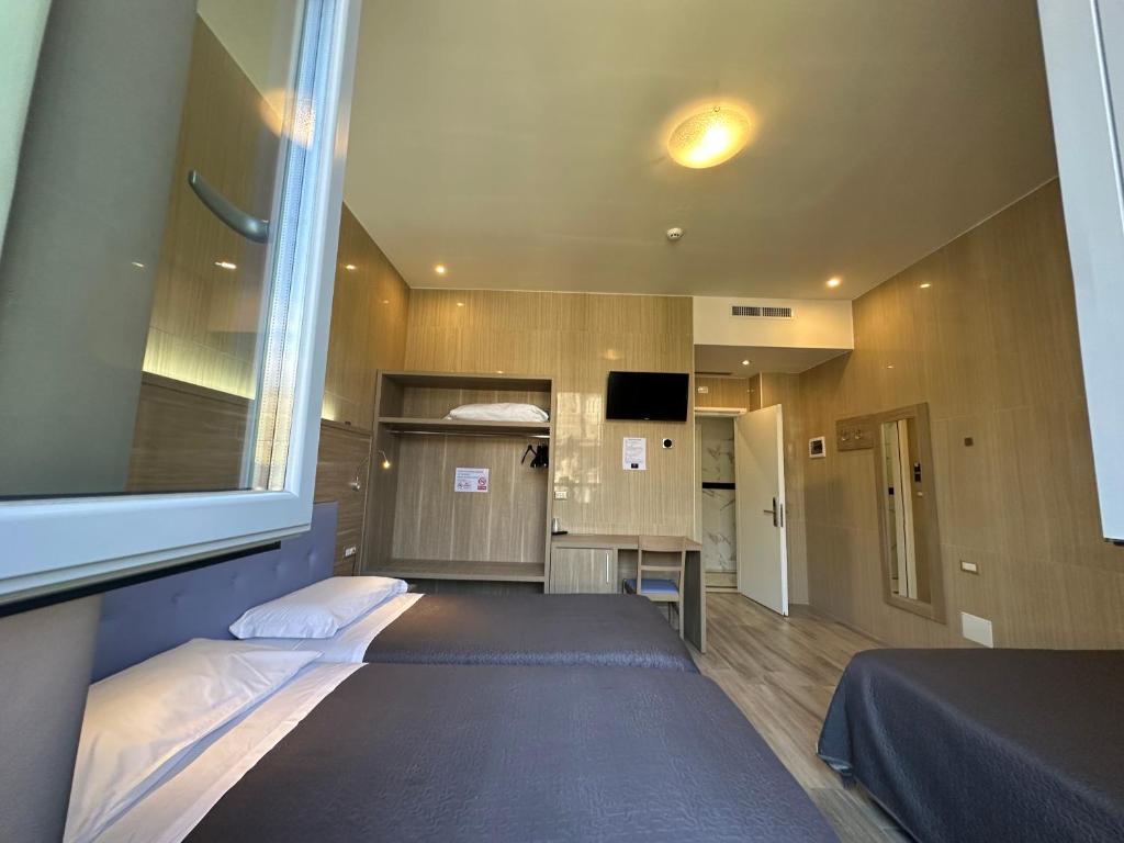 Kuchyň nebo kuchyňský kout v ubytování Hotel Midway