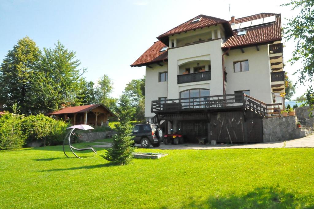 Zahrada ubytování Pension Irina