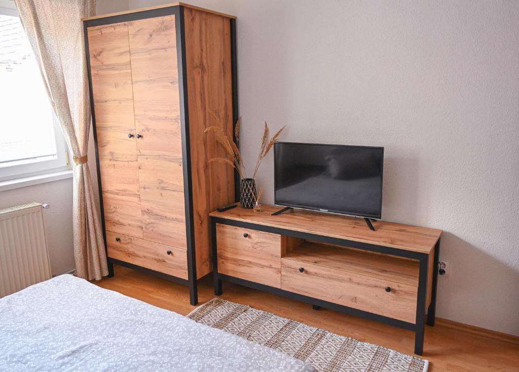 TV a/nebo společenská místnost v ubytování Desa