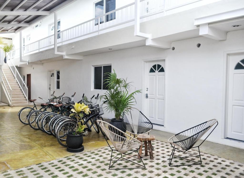 Balkón nebo terasa v ubytování Freelance Hostel