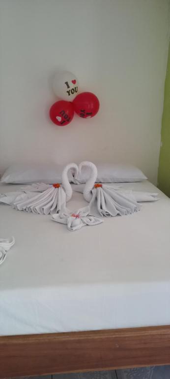 Postel nebo postele na pokoji v ubytování Cabinas Smith