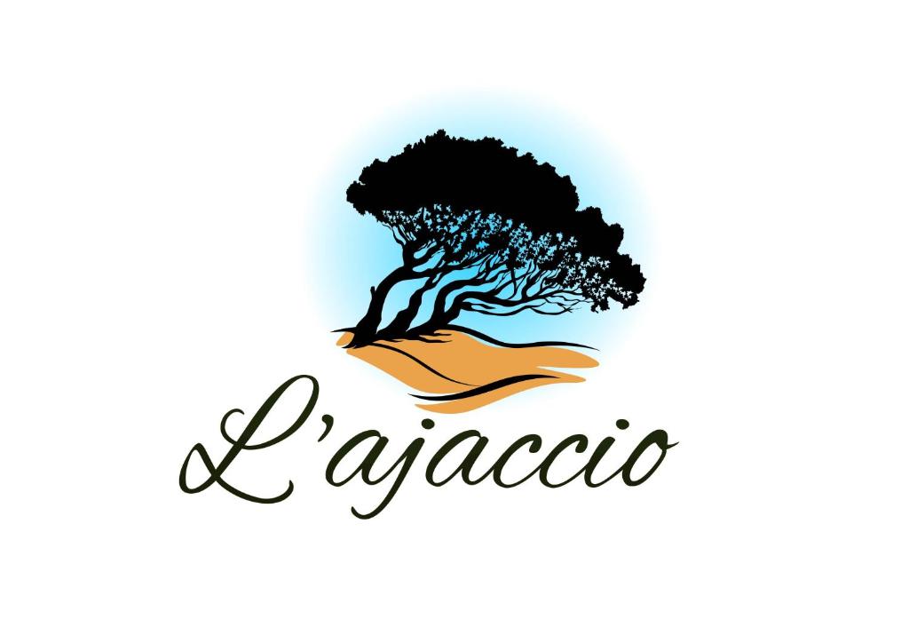 a drawing of a tree on an island with the word australia at L'Ajaccio B&B in La Maddalena