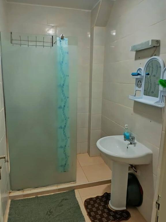 Salle de bains dans l'établissement BEJAIA Location Appartements de 49 à 59eur