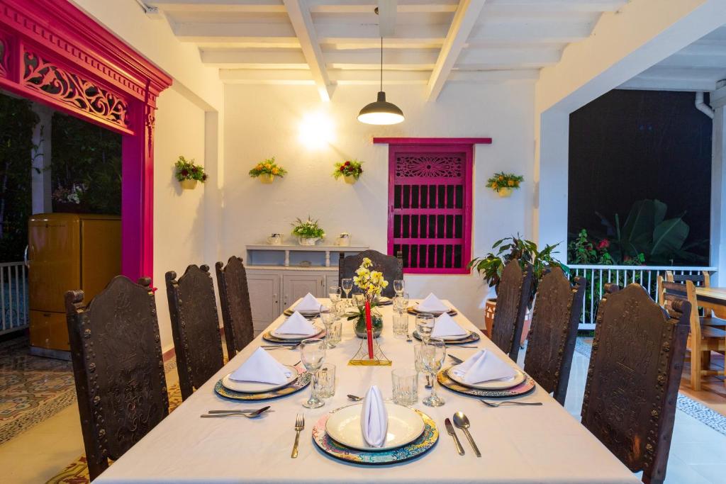 Restaurace v ubytování Casa Etnika