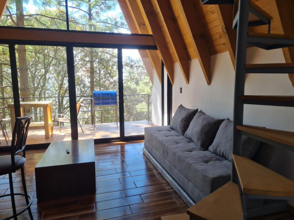 Posezení v ubytování Cabaña sueño real