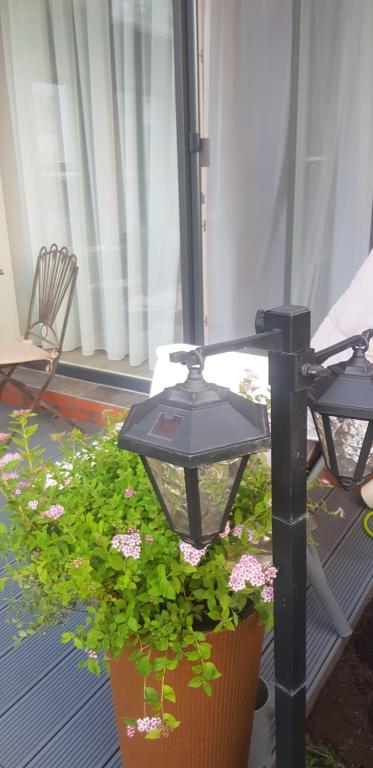 Vonkajšia záhrada v ubytovaní Wyjatkowy apartament w sercu Gdańska