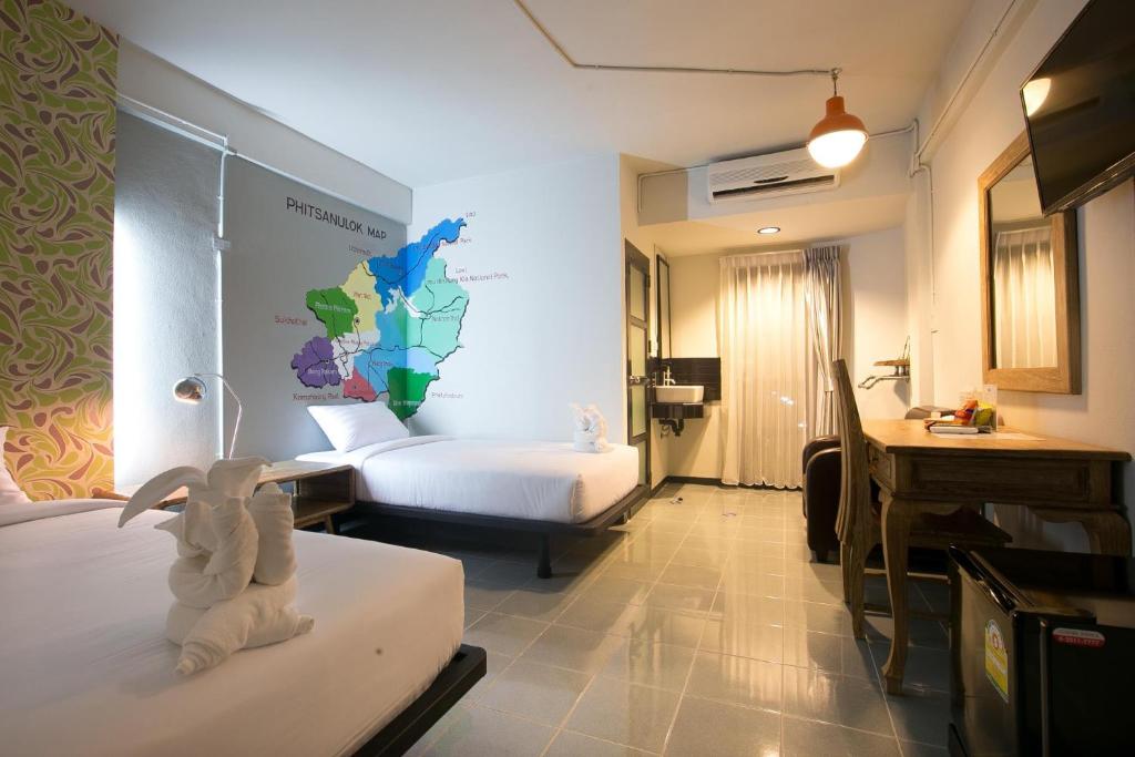 The 8 Factory Hotel Phitsanulok - Standard Budget Twin Room