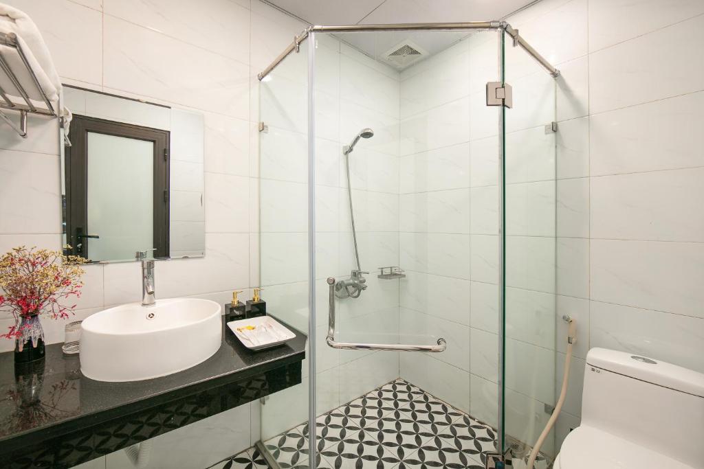 Koupelna v ubytování Dream Central Hotel & Spa - Hanoi Old Quarter
