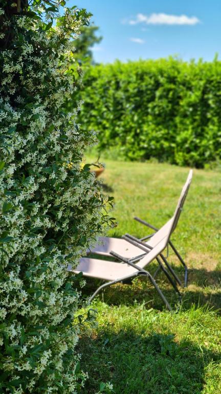 A garden outside Appartamento Il Nido