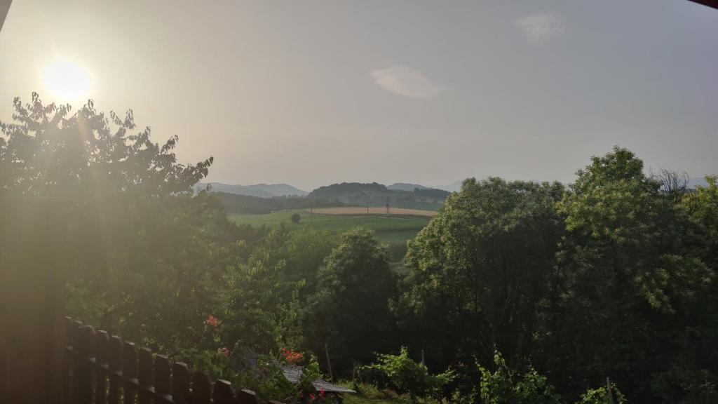Příroda nedaleko ubytování v soukromí