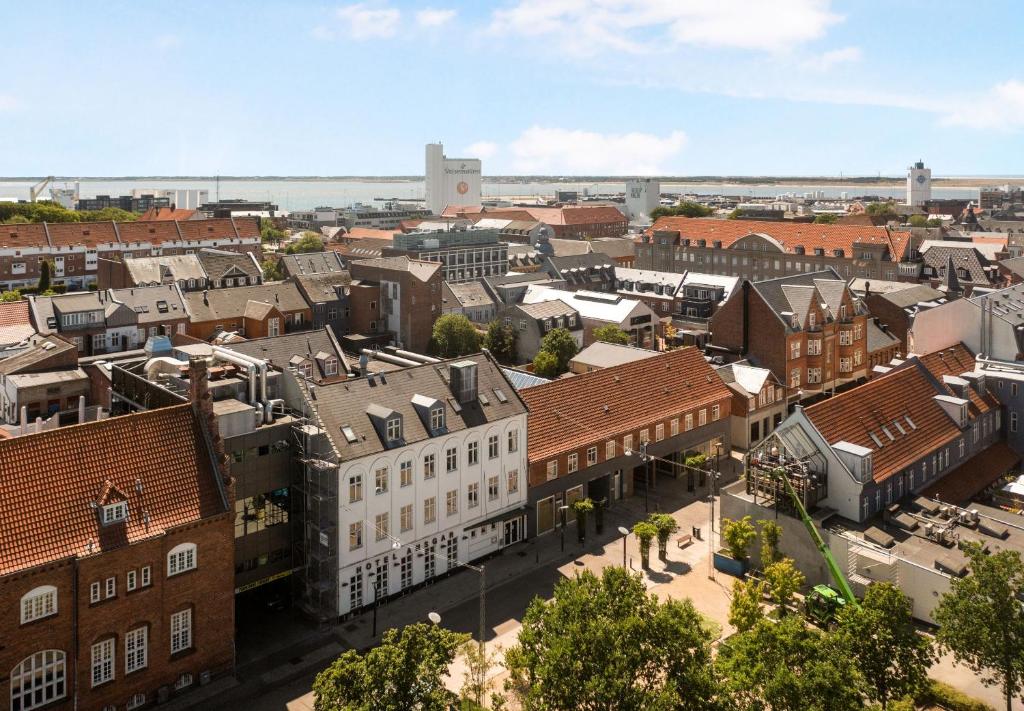 Nespecifikovaný výhled na destinaci Esbjerg nebo výhled na město při pohledu z hotelu