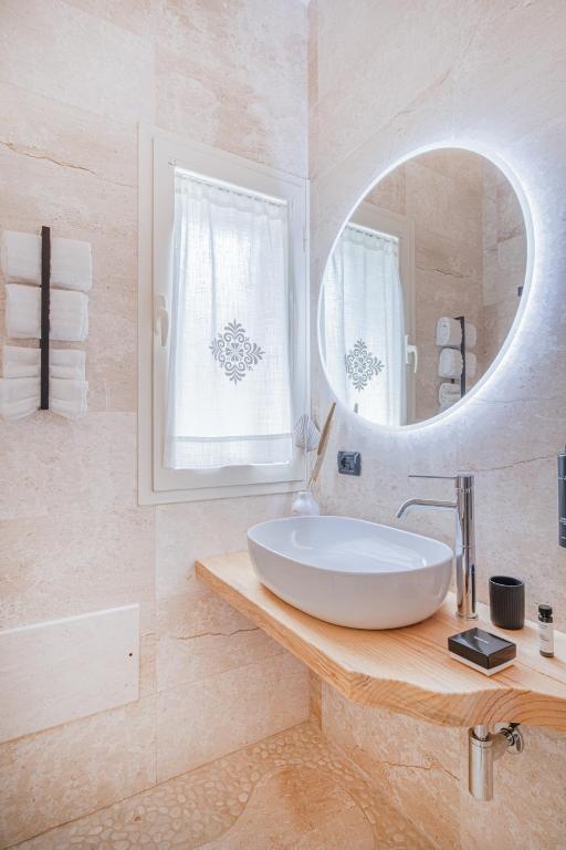Koupelna v ubytování Paghe Eco Luxury Experience