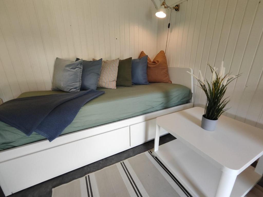 Posezení v ubytování Tranum Klit Camping og Hytteudlejning