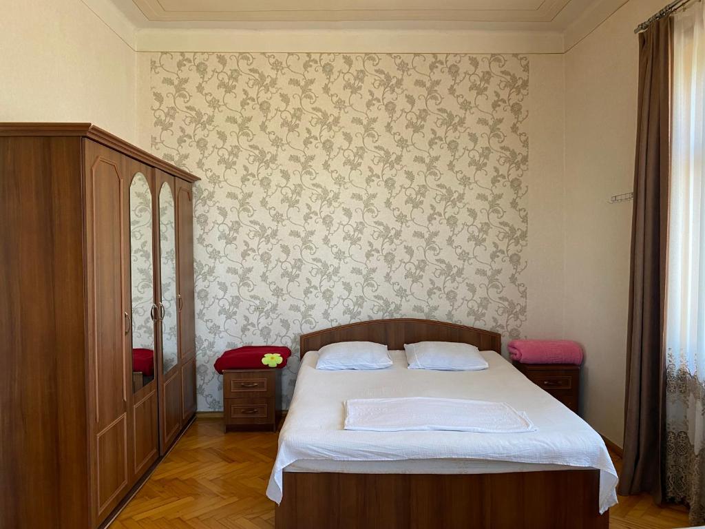 Postel nebo postele na pokoji v ubytování Valiko house in Telavi