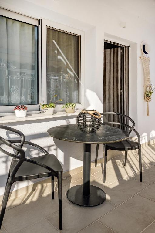 Balkón nebo terasa v ubytování Casa Dimitrios Ammouliani