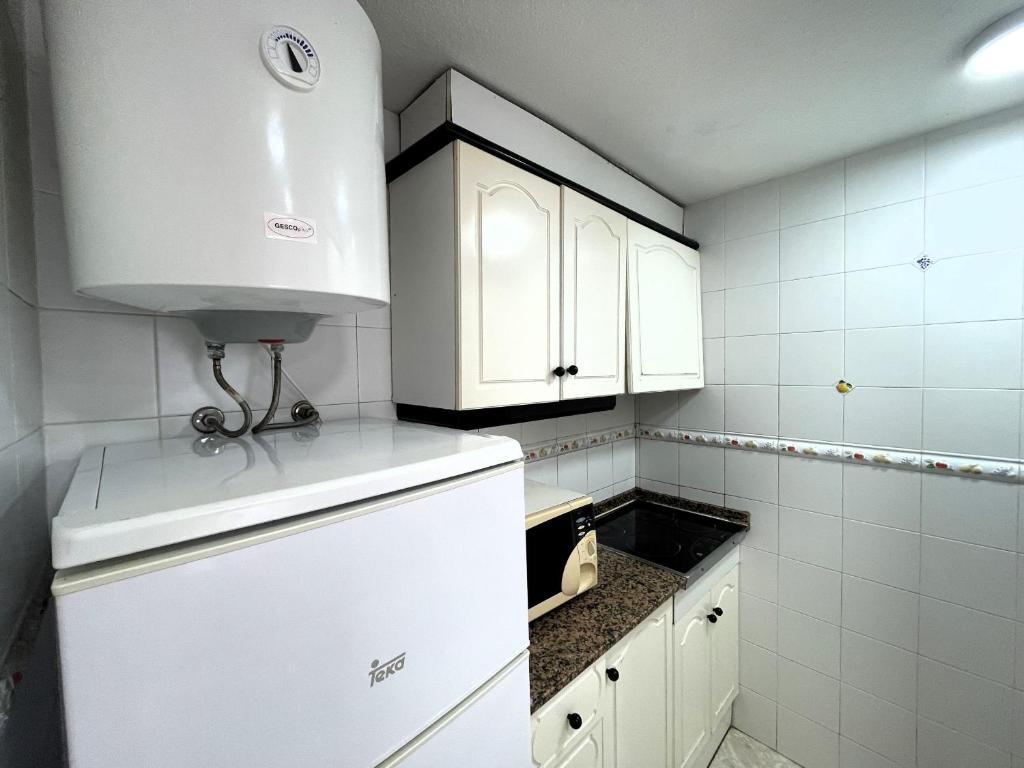 Kuchyň nebo kuchyňský kout v ubytování Finca del Moro
