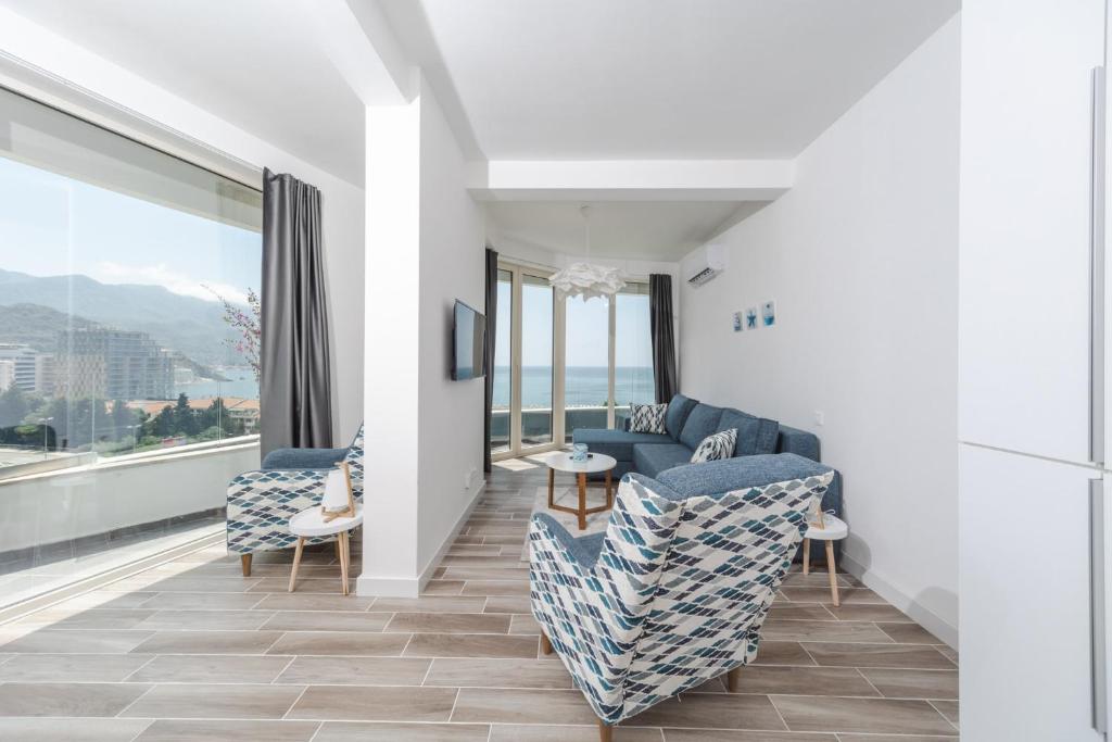 Nespecifikovaný výhled na hory nebo výhled na hory při pohledu z apartmánu