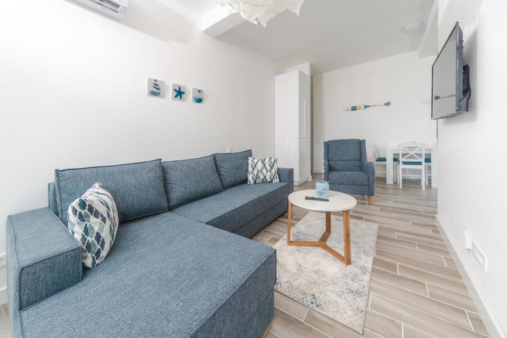Posezení v ubytování La barca apartments