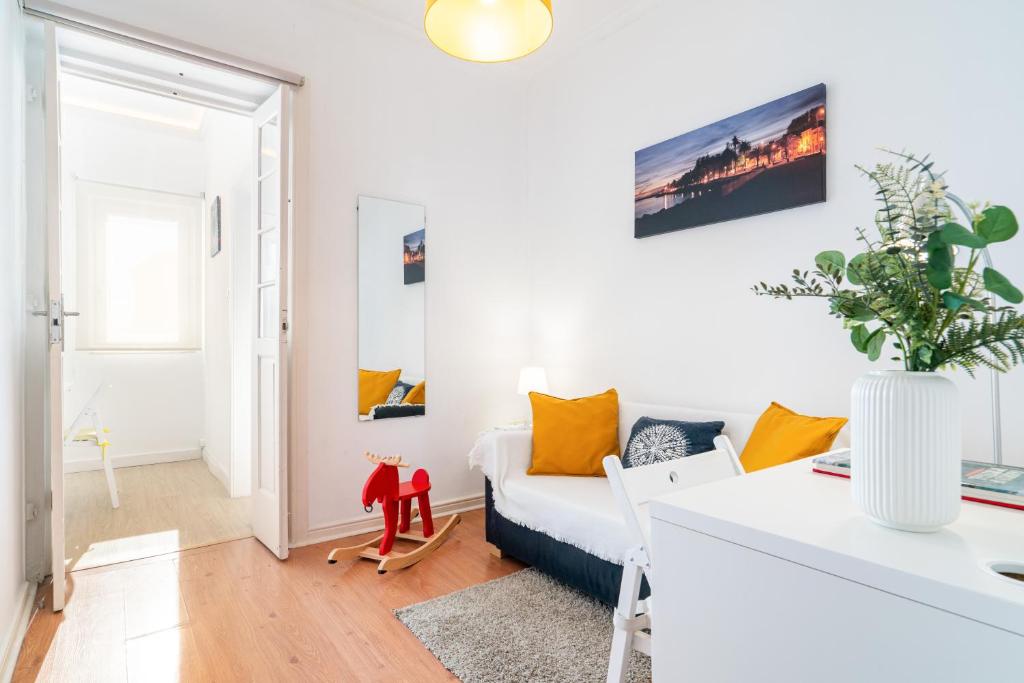 Posezení v ubytování Covelo Park Apartment