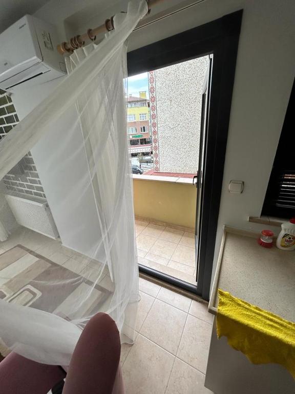 Posezení v ubytování Hypatia Apt