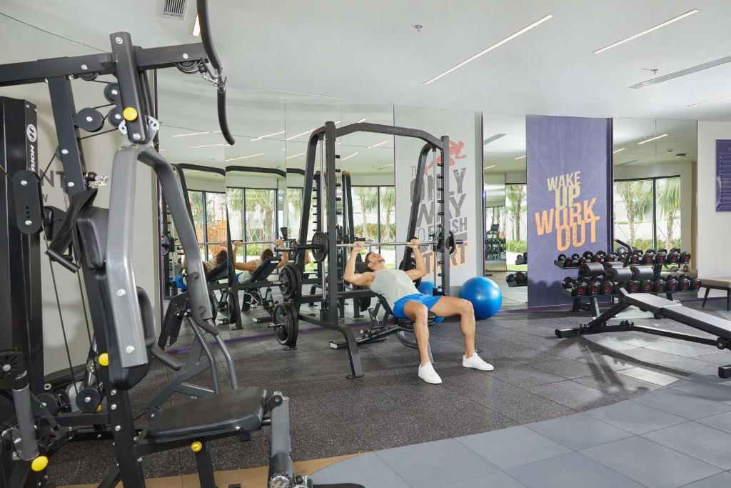 Fitness centrum a/nebo fitness zařízení v ubytování Angsana Ho Tram