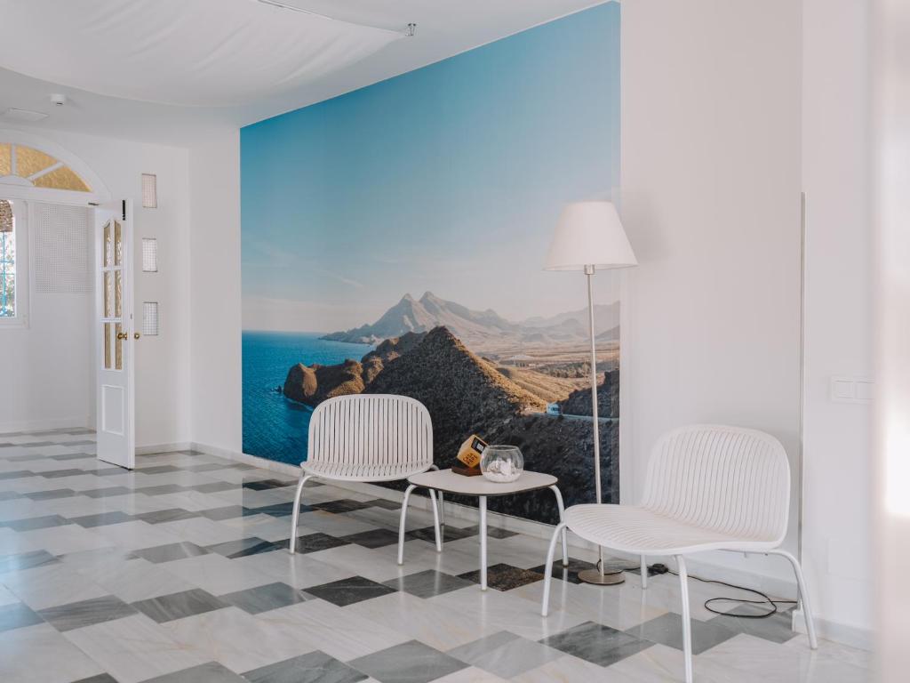 Posedenie v ubytovaní Hostal Las Gaviotas del Cabo