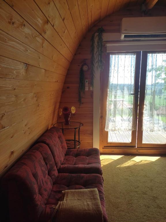Posezení v ubytování Bungalow Casa da Cerca
