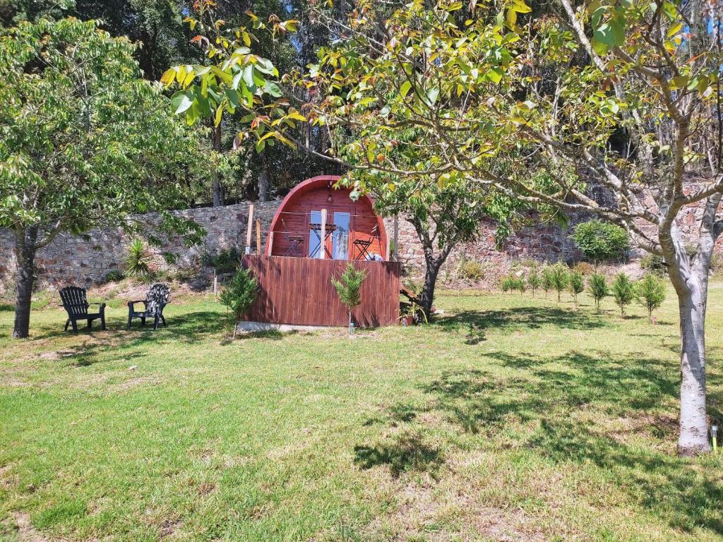 Zahrada ubytování Bungalow Casa da Cerca