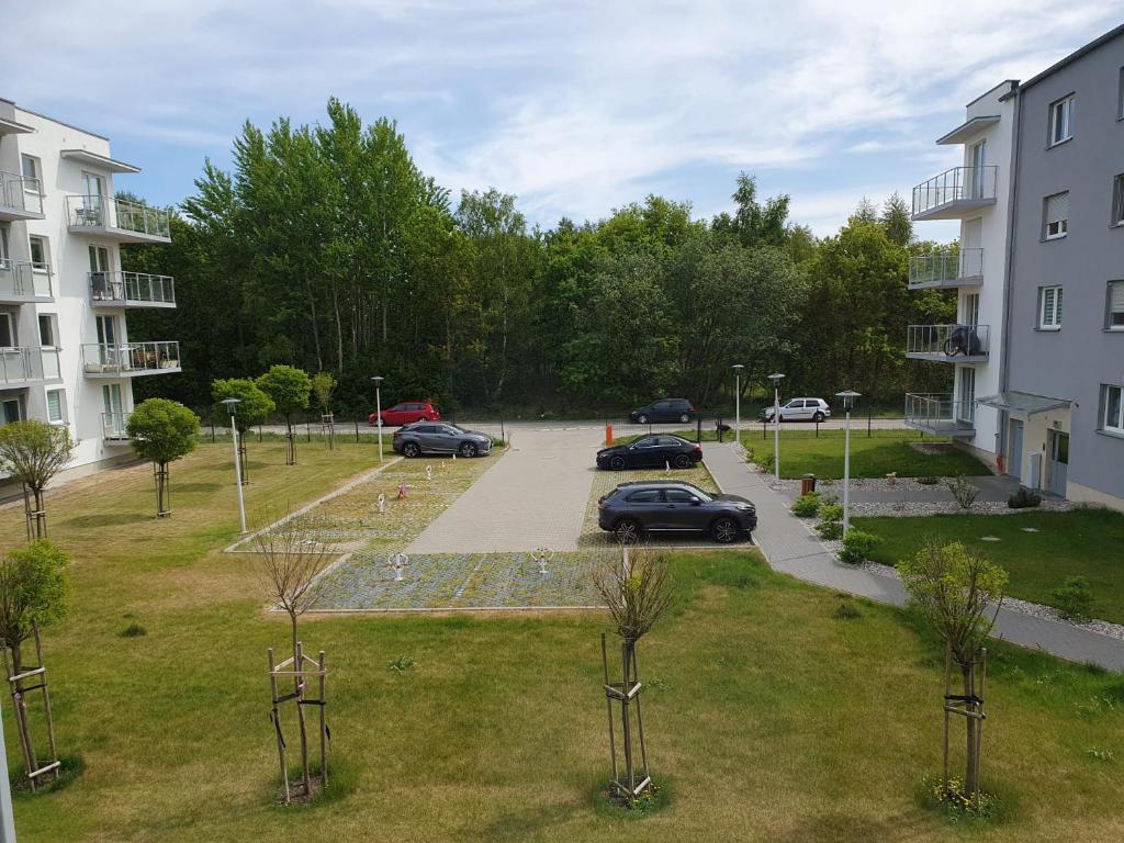 Vonkajšia záhrada v ubytovaní Apartament Comfort Del Mar IV Kolobrzeg