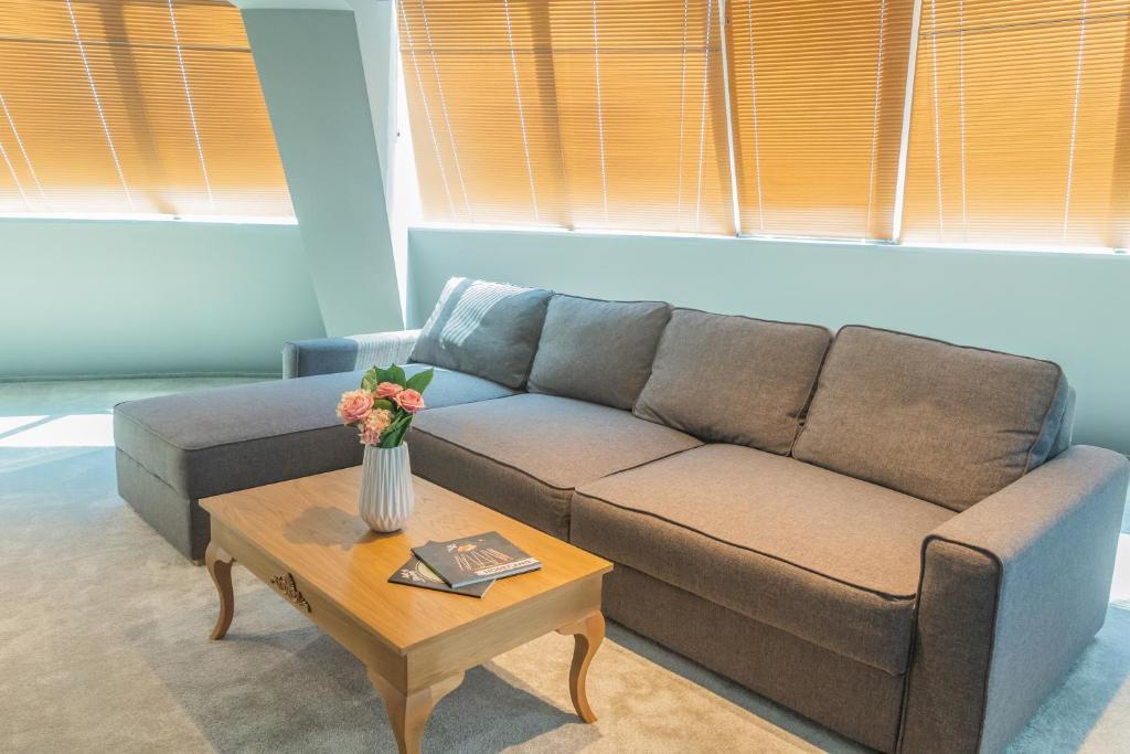 A seating area at The LODGE Hotel