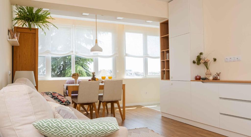 Posezení v ubytování Central DELUXE Apartment